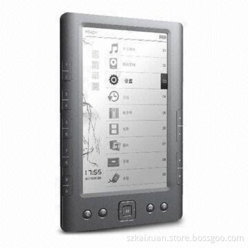 TFT E-book Reader with E-ink Display, 800 x 600 Pixels Resolution, Calendar and G-sensor